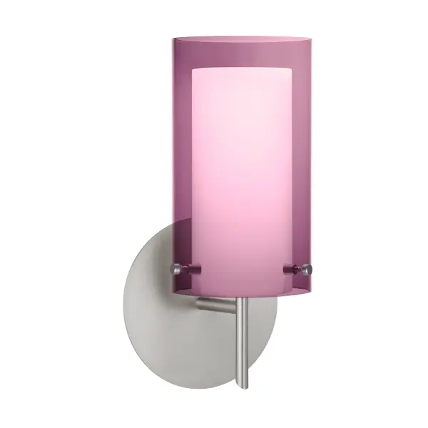 Pahu 4 Trans-Amethyst/Opal Mini Sconce