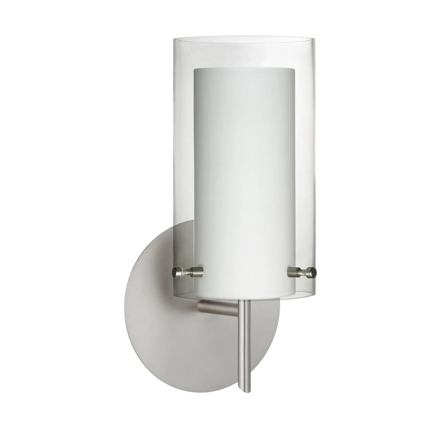 Pahu 4 Clear/Opal Wall Sconce