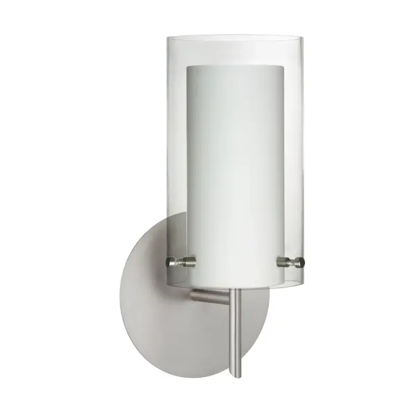 Pahu 4 Clear/Opal Wall Sconce - Image 1