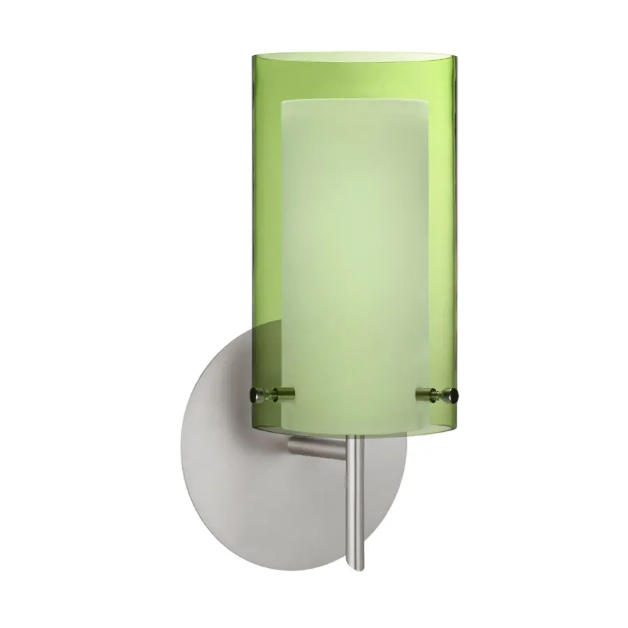 Pahu 4 Mini Sconce - Trans Olive/Opal