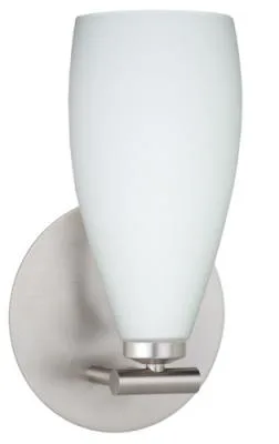 Karli One-Light Wall Sconce in Satin Nickel