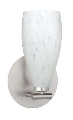 Karli One-Light Wall Sconce in Satin Nickel