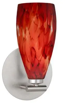 Karli One-Light Wall Sconce in Satin Nickel