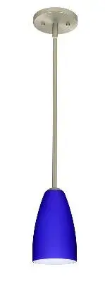 Riva One-Light Pendant in Satin Nickel