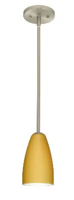Riva One-Light Pendant in Satin Nickel