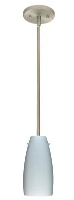 Tao One-Light Pendant in Satin Nickel