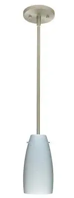 Tao One-Light Pendant in Satin Nickel