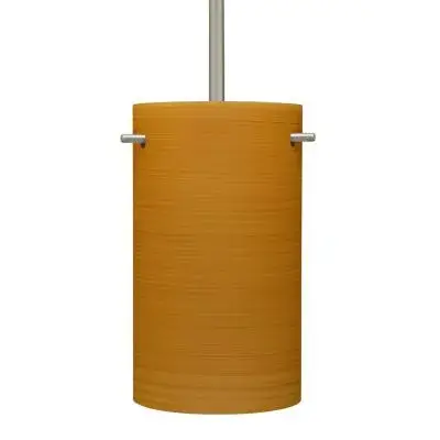 The Tamburo 5 delivers modern sophistication in a compact 8.25-inch format. Its black glass drum shade creates dramatic visual impact while the stem mount offers installation flexibility for various ceiling heights.