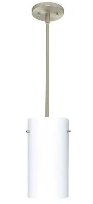 Tondo One-Light Pendant in Satin Nickel