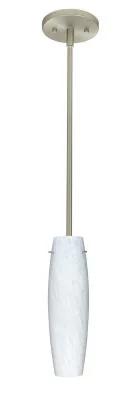 Tu Tu One-Light Pendant in Satin Nickel