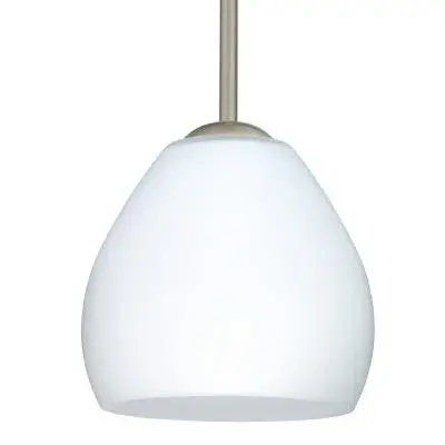 Bolla Stem Pendant in Satin Nickel
