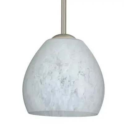 Bolla Stem Pendant in Satin Nickel