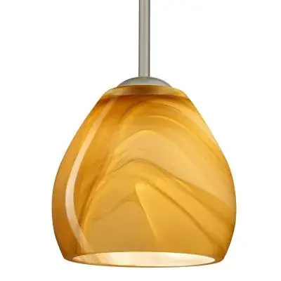 The Bolla Stem Pendant delivers modern sophistication in a compact 6-inch profile. Its satin nickel finish and glass shade create a refined look perfect for task lighting or grouped installations.