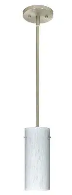 Stilo One-Light Pendant in Satin Nickel