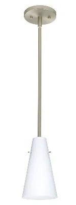 Cierro One-Light Pendant in Satin Nickel
