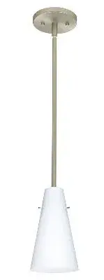 Cierro One-Light Pendant in Satin Nickel