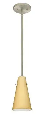 Cierro One-Light Pendant in Satin Nickel
