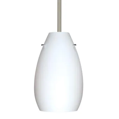 Pera One-Light Pendant in Satin Nickel