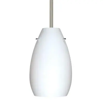 Pera One-Light Pendant in Satin Nickel