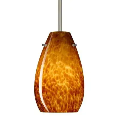 The Pera mini pendant delivers clean, modern styling in a compact 6-inch profile. Its satin nickel finish and glass shade create versatile appeal for kitchens, baths, and hallways where space is at a premium.