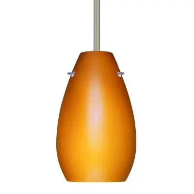 Pera One-Light Pendant in Satin Nickel