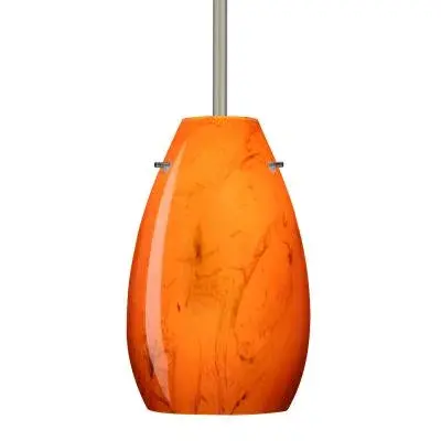 The Pera pendant delivers refined contemporary style in a compact 6-inch profile. Its satin nickel finish and glass shade create a versatile lighting solution ideal for task lighting or grouped installations.