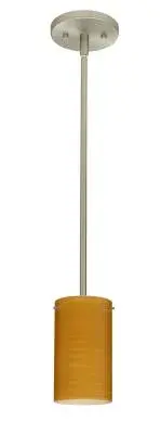 Stilo One-Light Pendant in Satin Nickel