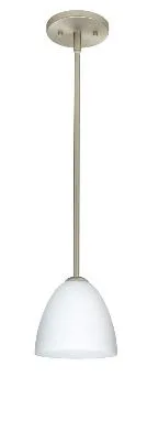 Vila One-Light Pendant in Satin Nickel