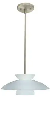 Trilo One-Light Pendant in Satin Nickel