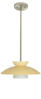 Trilo One-Light Pendant in Satin Nickel