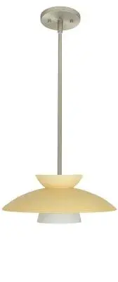 Trilo One-Light Pendant in Satin Nickel