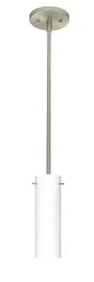 Copa One-Light Pendant in Satin Nickel