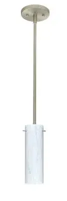 Copa One-Light Pendant in Satin Nickel