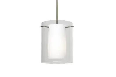 Pahu One-Light Pendant in Satin Nickel
