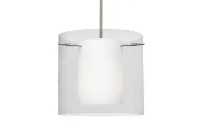 Pahu One-Light Pendant in Satin Nickel