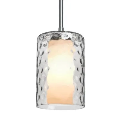 Esa Stem Pendant in Satin Nickel