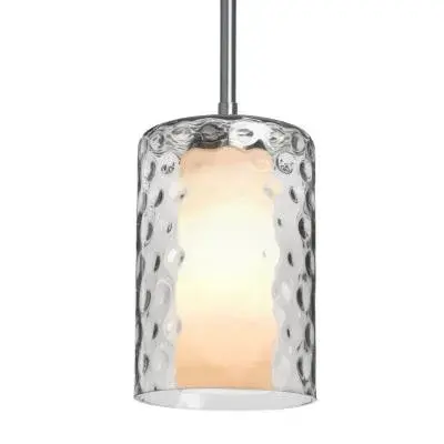 Esa Stem Pendant in Satin Nickel