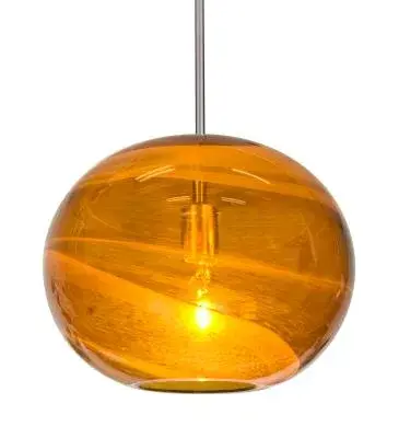 Geno One-Light Pendant in Satin Nickel