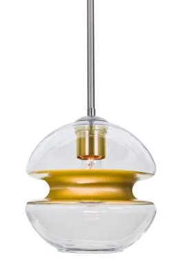 Hula 8 One-Light Pendant in Satin Nickel