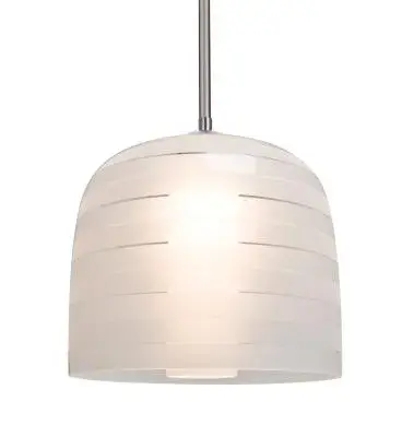 The Mitzi 10 delivers refined simplicity in a compact 10-inch form. Its satin nickel finish and glass shade create a versatile lighting solution ideal for smaller spaces or grouped installations over islands and bars.