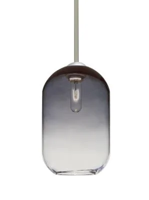 Omega 12 Pendant Light in Satin Nickel
