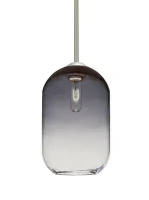 Omega 12 Pendant Light in Satin Nickel