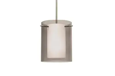 The Pahu pendant offers clean, modern styling with a satin nickel finish that complements a wide range of interiors. Its compact single-light design makes it ideal for task lighting or grouped installations.