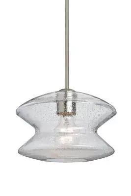 Zen One-Light Pendant in Satin Nickel