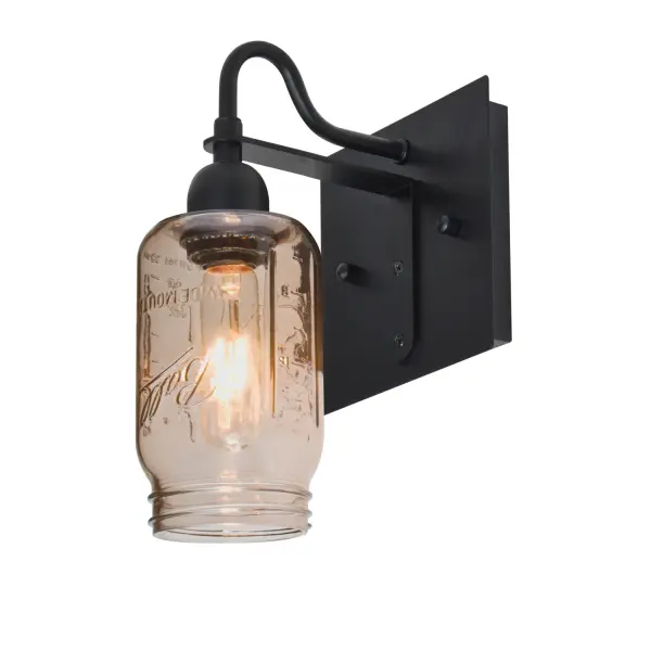 The Milo 4 Smoke Sconce brings warmth and character with its mason jar-inspired glass shades and classic gooseneck design. Perfect for bath vanities or accent lighting, it blends traditional charm with modern craftsmanship.