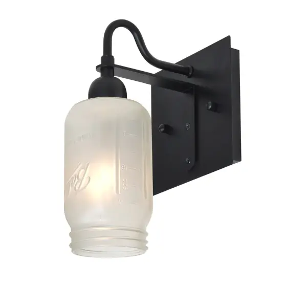 The Milo 4 White Frost Sconce brings farmhouse charm to transitional spaces with its canning jar-inspired glass shades and gooseneck arms. The white frost finish creates a soft, warm glow perfect for bath vanities and hallways.