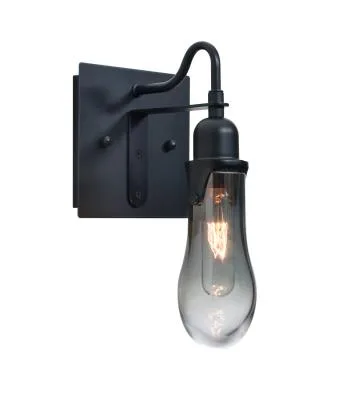 Wish One-Light Wall Sconce in Black