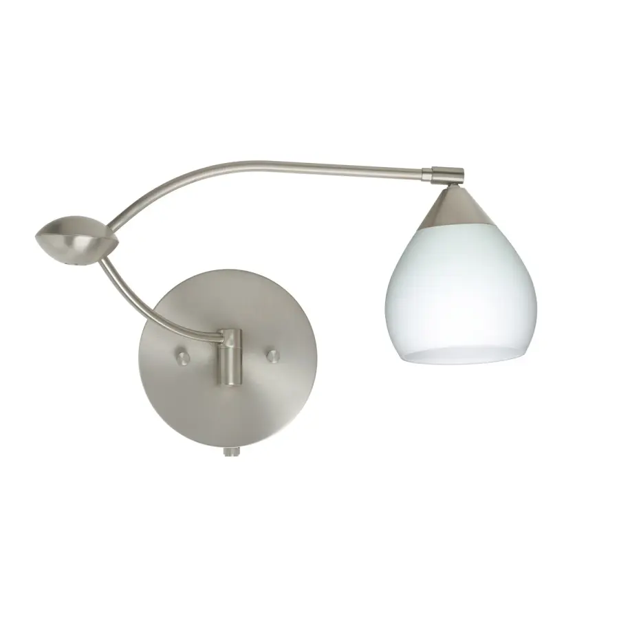 Tay Tay Opal Matte Swingarm Wall Sconce