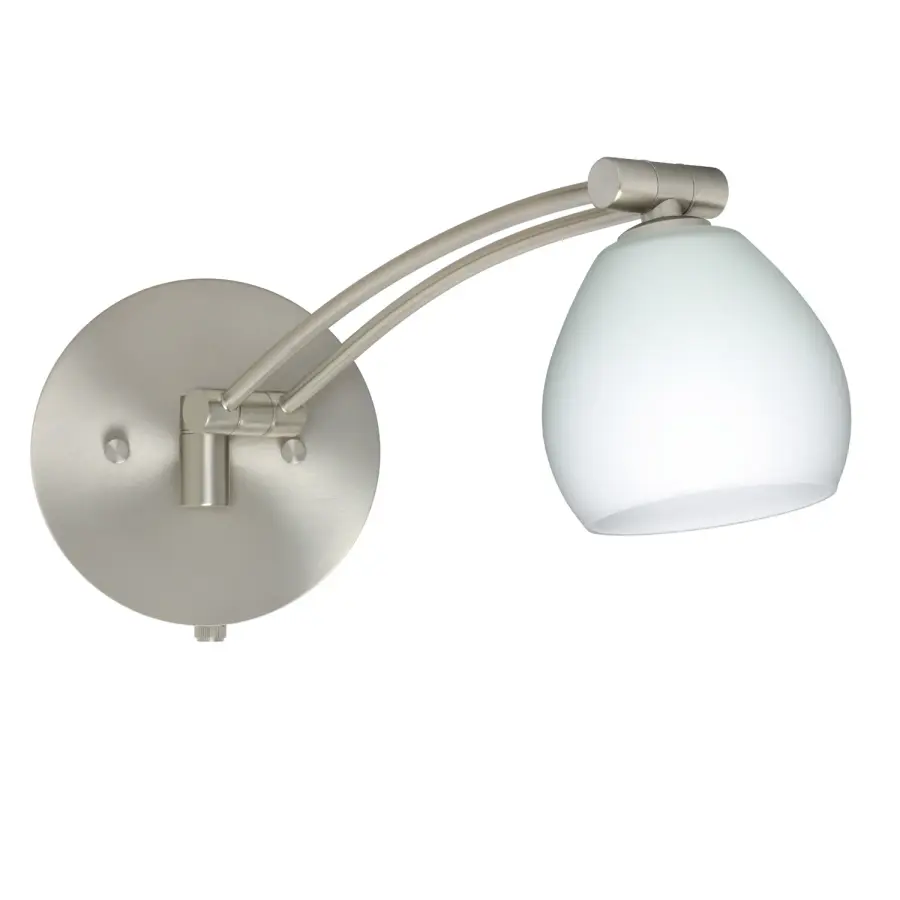 Tay Tay Opal Matte Swingarm Wall Sconce