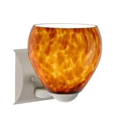 Bolla One-Light Wall Sconce in Satin Nickel
